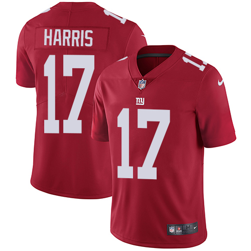 Nike Giants #17 Dwayne Harris Red Alternate Men's Stitched NFL Vapor Untouchable Limited Jersey - Click Image to Close